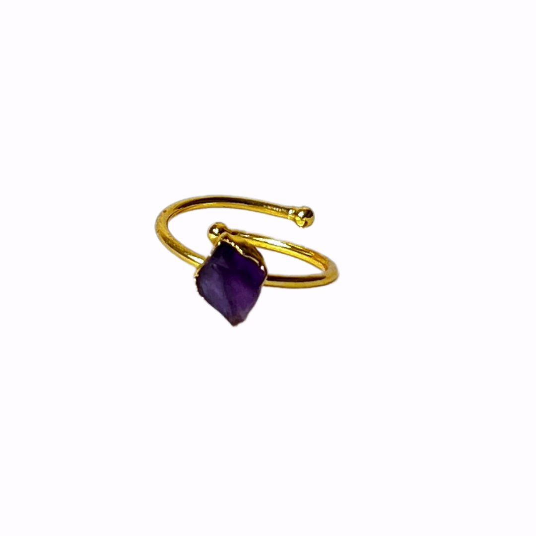 Ratna Single Stone Adjustable Ring