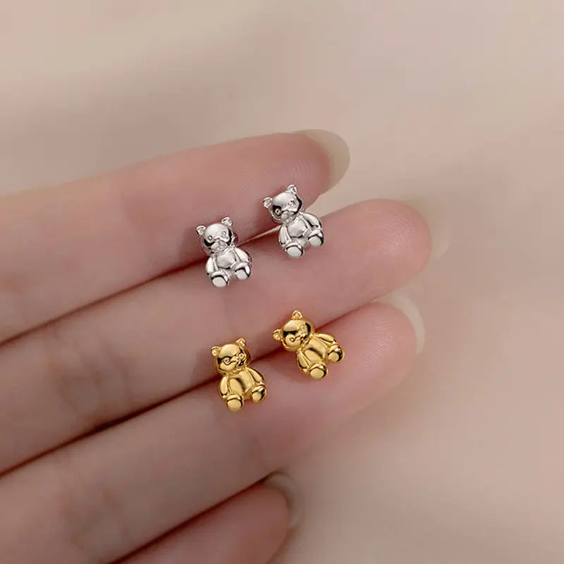 Teddy Earring Studs