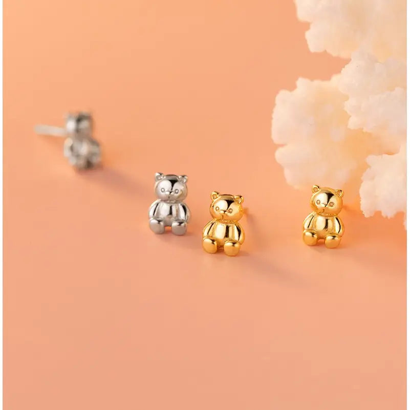 Teddy Earring Studs