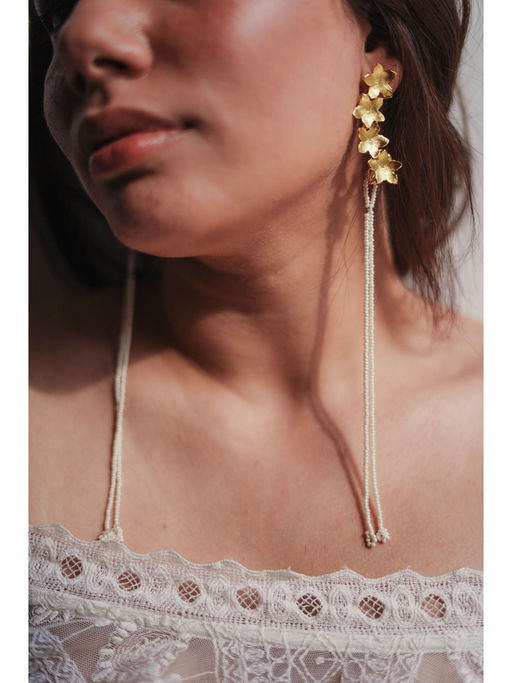 Gold Mogra Cuffs