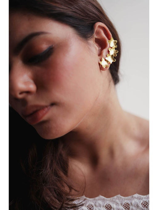 Gold Mogra Cuffs