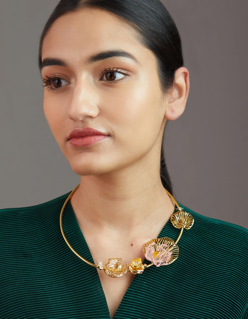 Lotus Filigree Neckpiece