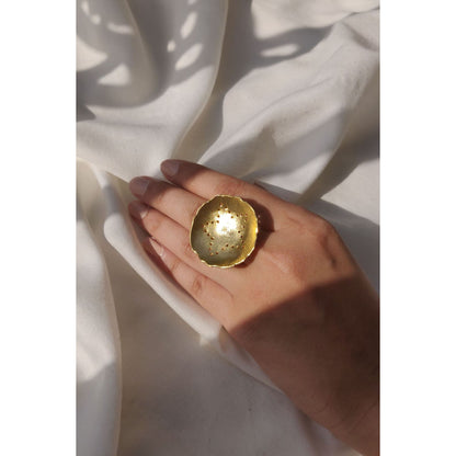 Mogra Solid Ring Gold