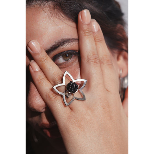 Flower Frame Ring-S