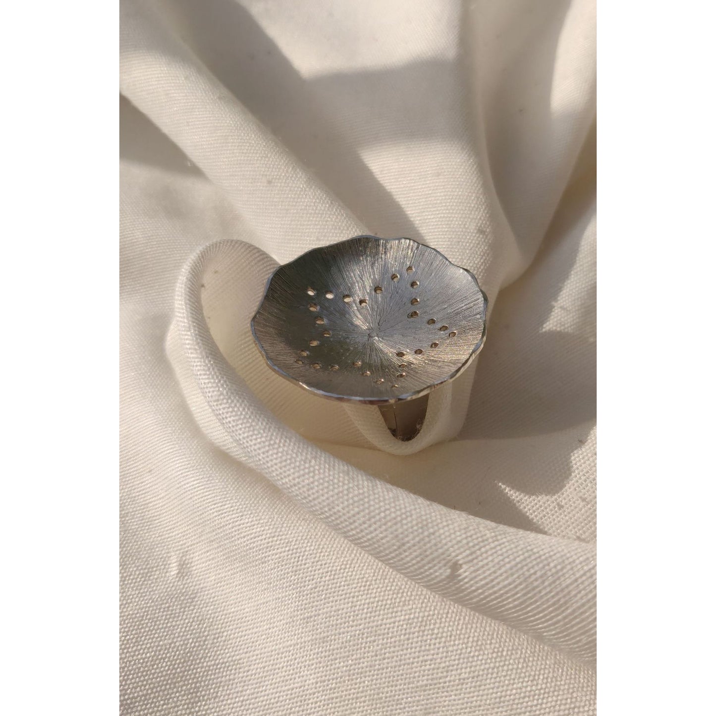 Mogra Solid Ring Silver